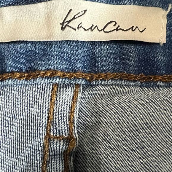 Kancan Jean shorts distressed frayed denim size W3 / 25 - Picture 8 of 11